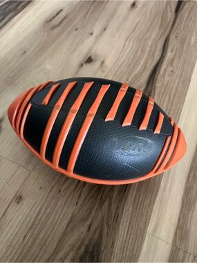 NERF Sports Football Hasbro 2012 Blitz All Weather Orange Grey missing logo